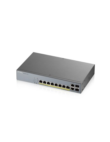 Zyxel GS1350-12HP-EU0101F switch di rete Gestito L2 Gigabit Ethernet (10 100 1000) Supporto Power over Ethernet (PoE) Grigio