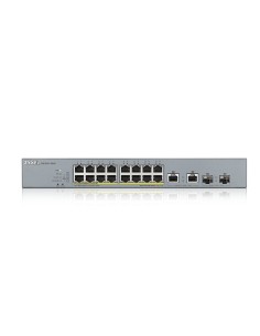 Zyxel GS1350-18HP-EU0101F switch di rete Gestito L2 Gigabit Ethernet (10 100 1000) Supporto Power over Ethernet (PoE) Grigio 2