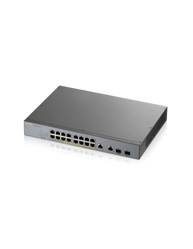 Zyxel GS1350-18HP-EU0101F switch di rete Gestito L2 Gigabit Ethernet (10 100 1000) Supporto Power over Ethernet (PoE) Grigio