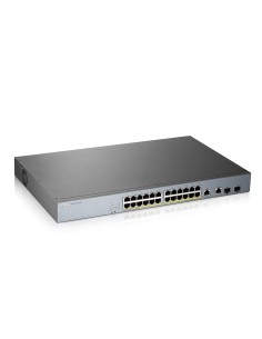 Zyxel GS1350-26HP-EU0101F switch di rete Gestito L2 Gigabit Ethernet (10 100 1000) Supporto Power over Ethernet (PoE) Grigio