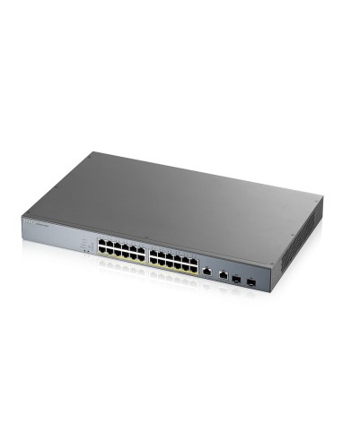 Zyxel GS1350-26HP-EU0101F switch di rete Gestito L2 Gigabit Ethernet (10 100 1000) Supporto Power over Ethernet (PoE) Grigio
