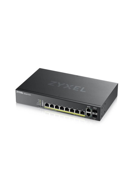 Zyxel GS2220-10HP-EU0101F switch di rete Gestito L2 Gigabit Ethernet (10 100 1000) Supporto Power over Ethernet (PoE) Nero