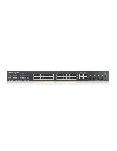 Zyxel GS2220-28HP-EU0101F switch di rete Gestito L2 Gigabit Ethernet (10 100 1000) Supporto Power over Ethernet (PoE) Nero