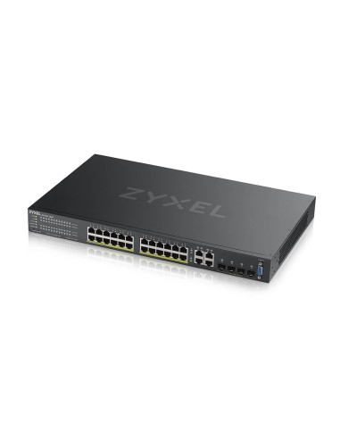 Zyxel GS2220-28HP-EU0101F switch di rete Gestito L2 Gigabit Ethernet (10 100 1000) Supporto Power over Ethernet (PoE) Nero