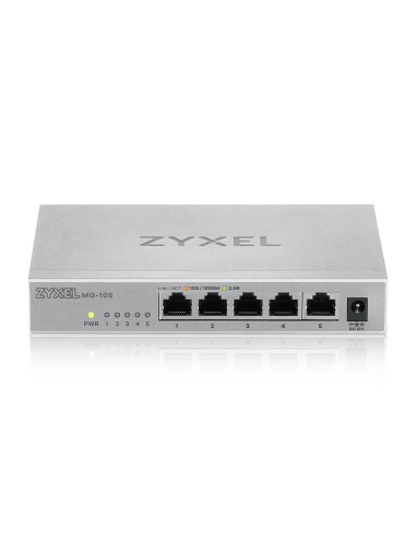 Zyxel MG-105 Non gestito 2.5G Ethernet (100 1000 2500) Acciaio