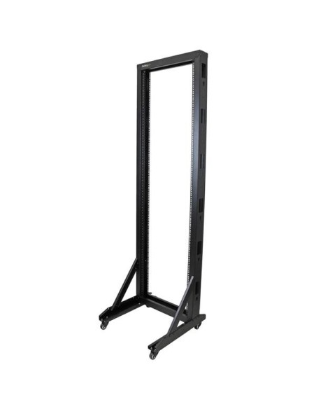 StarTech.com Armadio Server Rack con 2 staffe a Telaio Aperto 42U con ruote orientabili