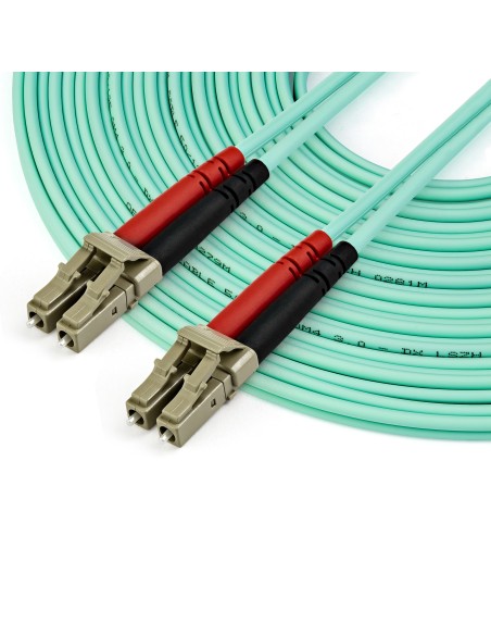 StarTech.com Cavo Fibra Ottica patch Multimodale LC a LC Duplex 50 125 OM4 - 10m