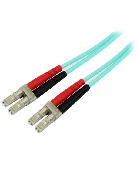 StarTech.com Cavo in Fibra Ottica Multimodale Duplex OM4 LC LC - 100 Gb - 50 125 - LSZH - Turchese da 2m