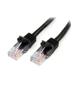StarTech.com Cavo di rete CAT 5e - Cavo Patch Ethernet RJ45 UTP Nero da 1m antigroviglio