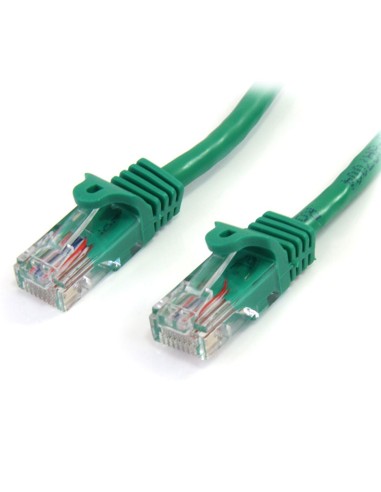 StarTech.com Cavo di rete CAT 5e - Cavo Patch Ethernet RJ45 UTP Verde da 1m antigroviglio