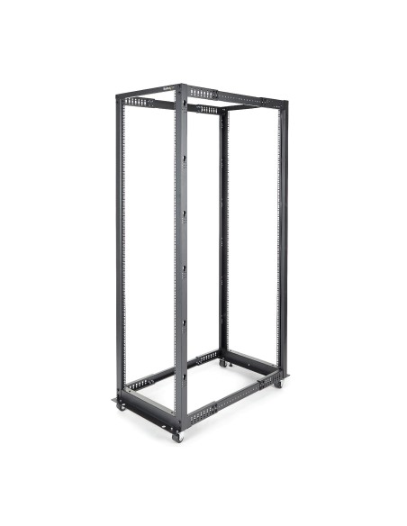 StarTech.com Armadio Rack a Telaio aperto 42U 19" - 4 staffe con profondità regolabile da 59-104 cm - Server Rack dati mobile 