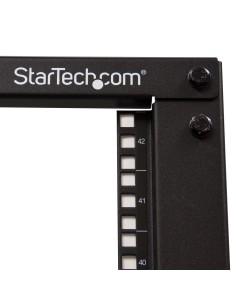StarTech.com Armadio Rack a Telaio aperto 42U 19" - 4 staffe con profondità regolabile da 59-104 cm - Server Rack dati mobile  2