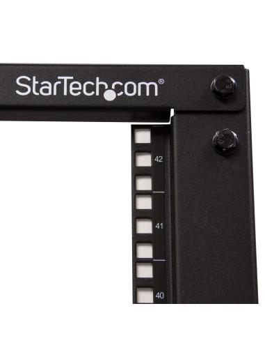 StarTech.com Armadio Rack a Telaio aperto 42U 19" - 4 staffe con profondità regolabile da 59-104 cm - Server Rack dati mobile 