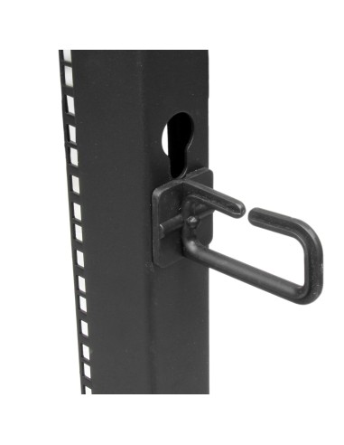 StarTech.com Armadio Server Rack a telaio aperto 8U - Compatto a 4 montanti con profondità regolabile (23-41") - Rack dati per