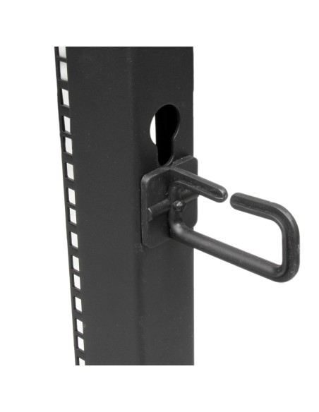 StarTech.com Armadio Server Rack a telaio aperto 8U - Compatto a 4 montanti con profondità regolabile (23-41") - Rack dati per