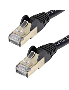 StarTech.com Cavo patch CAT6a da 1,5 m - Schermato (STP) - Filo di rame al 100% - Connettore antistrappo - Nero