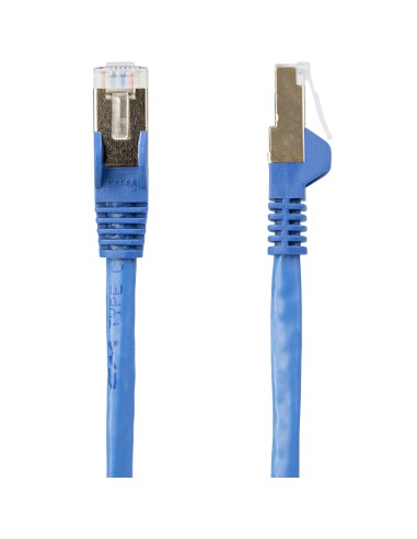 StarTech.com Cavo patch CAT6a da 1,5 m - Schermato (STP) - Filo di rame al 100% - Connettore antistrappo - Blu