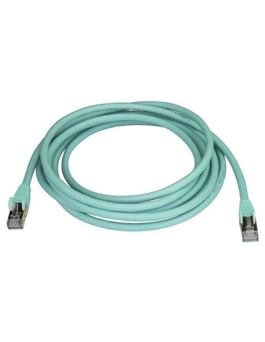 StarTech.com Cavo di Rete Ethernet Cat6a - Cavo Schermato STP da 3m - Turchese