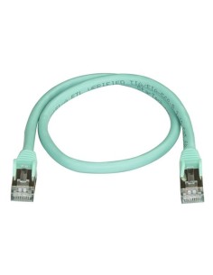StarTech.com Cavo di Rete Ethernet Cat6a - Cavo Schermato STP da 50cm - Turchese 2