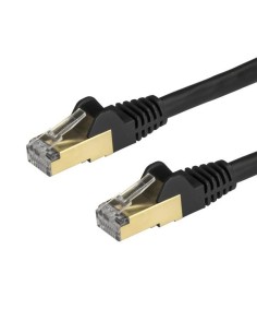 StarTech.com Cavo di Rete Ethernet Cat6a - Cavo Schermato STP da 50cm - Nero
