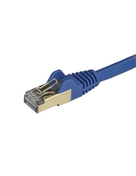 StarTech.com Cavo di Rete Ethernet Cat6a - Cavo Schermato STP da 50cm - Blu