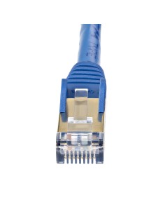 StarTech.com Cavo patch CAT6a da 7,5 m - Schermato (STP) - Filo di rame al 100% - Connettore antistrappo - Blu 2