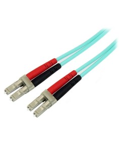 StarTech.com Cavo di rete patch Duplex in fibra ottica multimodale LSZH 50 125 da 10 Gb 10m LC-LC - acqua