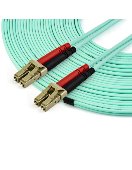 StarTech.com Cavo Fibra Ottica patch Multimodale LC a LC Duplex 50 125 OM3 - 15m
