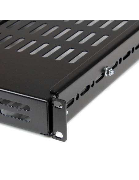 StarTech.com Ripiano fisso per armadio server a rack, profondità regolabile