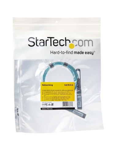 StarTech.com cavo ottico attivo SFP+ compatibile con Dell EMC AOC-SFP-10G-2M - 2 m