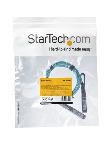StarTech.com cavo ottico attivo SFP+ compatibile con Dell EMC AOC-SFP-10G-3M - 3 m