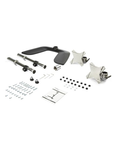 StarTech.com Supporto Verticale per 2 Monitor - Alluminio