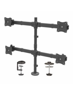 StarTech.com Braccio Articolato da Scrivania per 4 Monitor - Supporto per 4 Schermi VESA fino a 27" - Struttura in Accaio