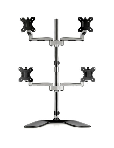 StarTech.com Supporto per Quattro Monitor - Braccio Articolato - Acciaio e Alluminio
