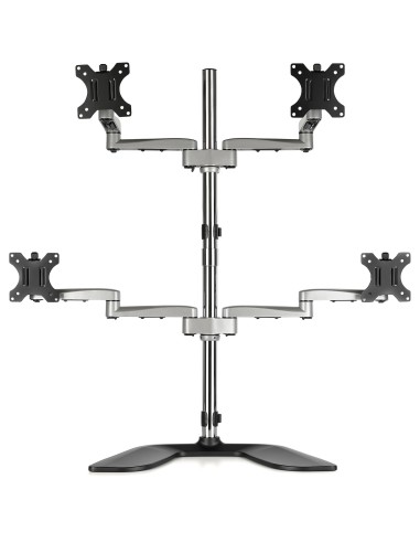 StarTech.com Supporto per Quattro Monitor - Braccio Articolato - Acciaio e Alluminio