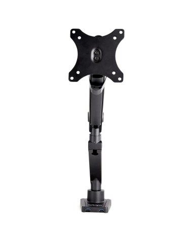 StarTech.com ARMSLIM2USB3 supporto da tavolo per Tv a schermo piatto 86,4 cm (34") Morsa Nero
