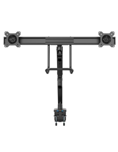 StarTech.com Braccio per doppio monitor da tavolo - 2 porte USB 3.0 - Supporto con morsetto per scrivania