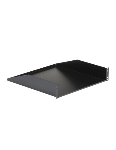 StarTech.com Scaffale cantilever per montaggio a rack 2U - Robusto ripiano per armadio server rack fisso - 56 kg