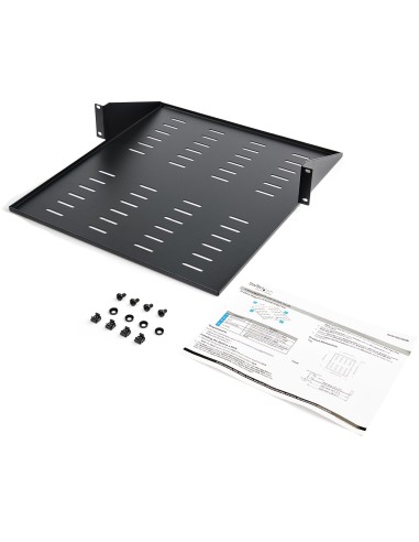 StarTech.com Mensola per server rack 2U - 2 staffe - Montaggio centrale - Ventilata