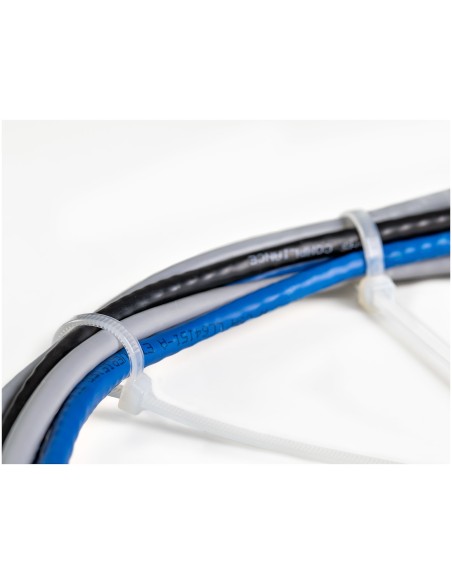 StarTech.com Fascette fermacavo riutilizzabili da 20 cm - 4 mm di larghezza, 55mm di diametro del fascio e resistenza alla