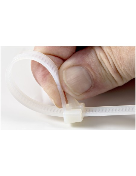 StarTech.com Fascette fermacavo riutilizzabili da 25 cm - 7 mm di larghezza, 65 mm di diametro del fascio e resistenza alla