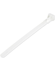 StarTech.com Fascette fermacavo riutilizzabili da 12 cm - 7 mm di larghezza, 30 mm di diametro del fascio e resistenza alla