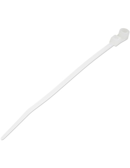 StarTech.com Fascette fermacavo da 10 cm con foro di montaggio - 2 mm di larghezza, 24 mm di diametro del fascio, 8 kg di