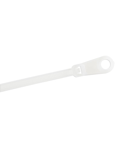 StarTech.com Fascette fermacavo da 10 cm con foro di montaggio - 2 mm di larghezza, 24 mm di diametro del fascio, 8 kg di