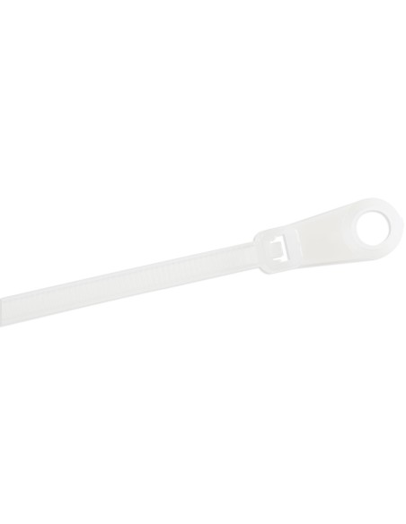 StarTech.com Fascette fermacavo da 15 cm con foro di montaggio - 3 mm di larghezza, 40 mm di diametro del fascio, 18 kg di