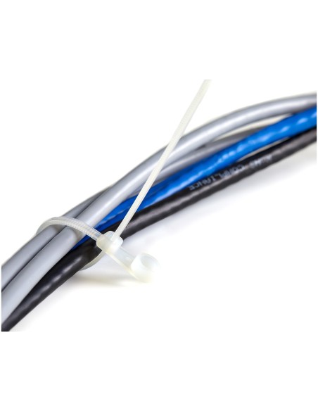 StarTech.com Fascette fermacavo da 20 cm con foro di montaggio - 4 mm di larghezza, 52 mm di diametro del fascio, 22 kg di