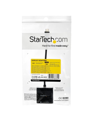 StarTech.com CDP2DP14UCPB adattatore grafico USB 7680 x 4320 Pixel Nero