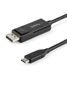 StarTech.com Cavo adattatore da USB C a DisplayPort 1.2 da 2m - Cavo video bidirezionale da DP a USB-C o USB-C a DP 4K 60Hz -