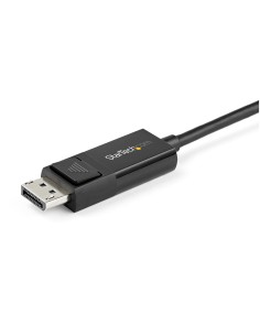 StarTech.com Cavo adattatore da USB C a DisplayPort 1.2 da 2m - Cavo video bidirezionale da DP a USB-C o USB-C a DP 4K 60Hz - 2