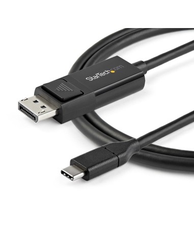 StarTech.com Cavo adattatore da USB C a DisplayPort 1.2 da 2m - Cavo video bidirezionale da DP a USB-C o USB-C a DP 4K 60Hz -